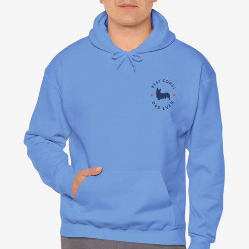Corgi Men's Hoodie - Best Corgi Dad - Corgi Gift